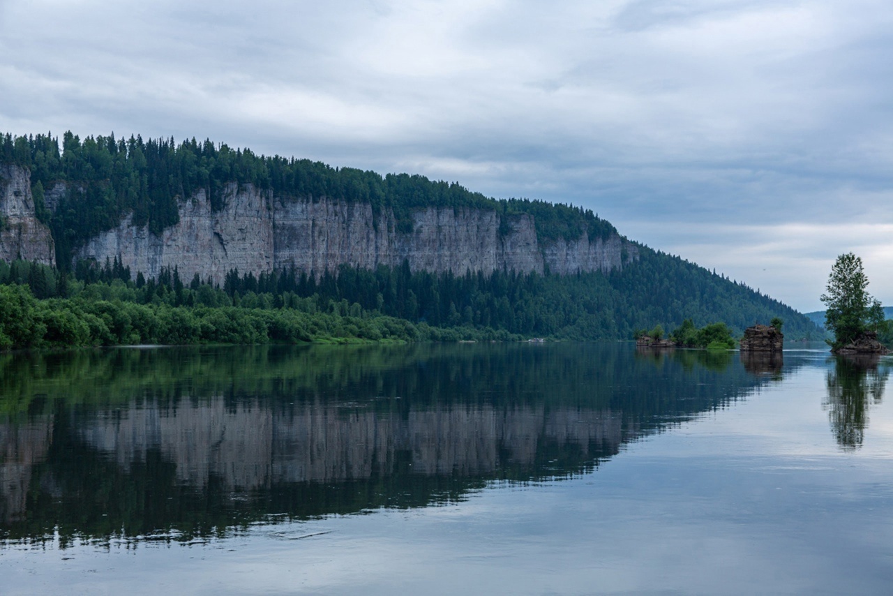 Река Вишера камень Полюд