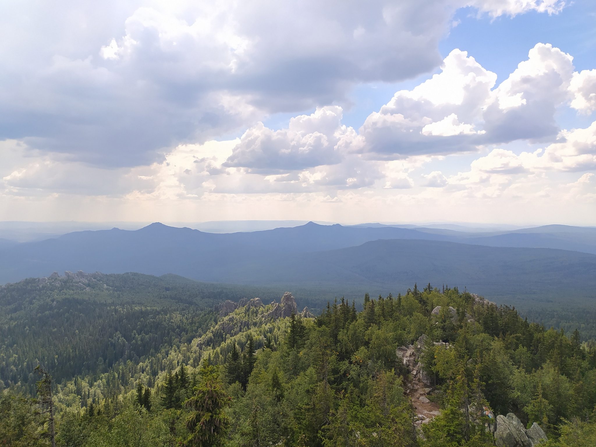 Панорама с горы малиновой